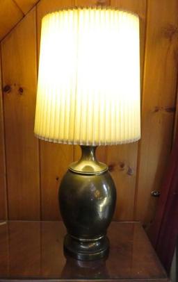 (2) Brass Style Lamps