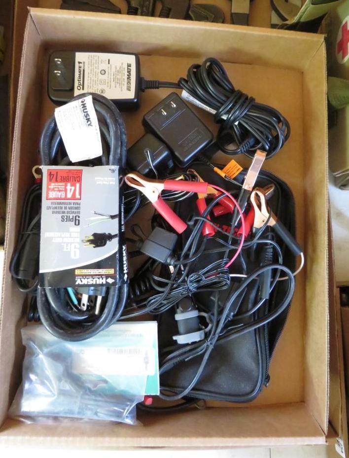 Asst. Battery Tenders & Battery Cords, Etc..