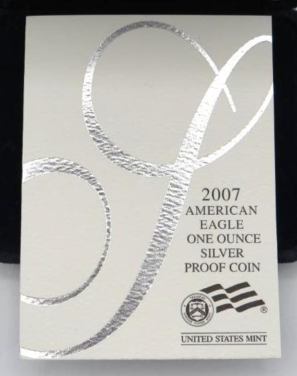 2007 U.S. Silver Eagle Proof Coin
