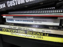 (17) Harley Davidson Catalogs, Service Manuals