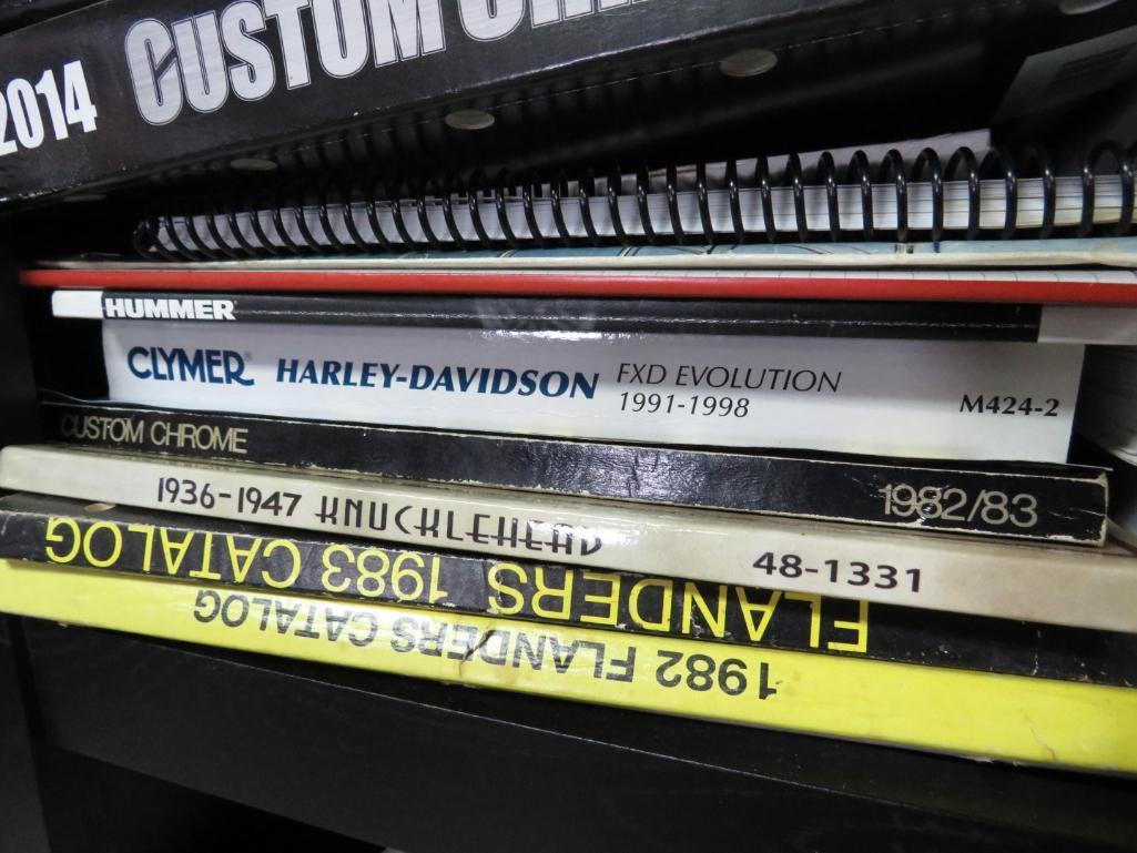 (17) Harley Davidson Catalogs, Service Manuals