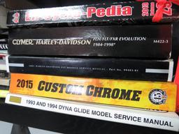 (17) Harley Davidson Catalogs, Service Manuals