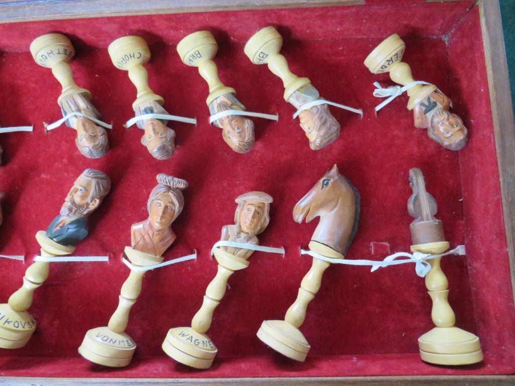 Great Musical Composers Chess Board