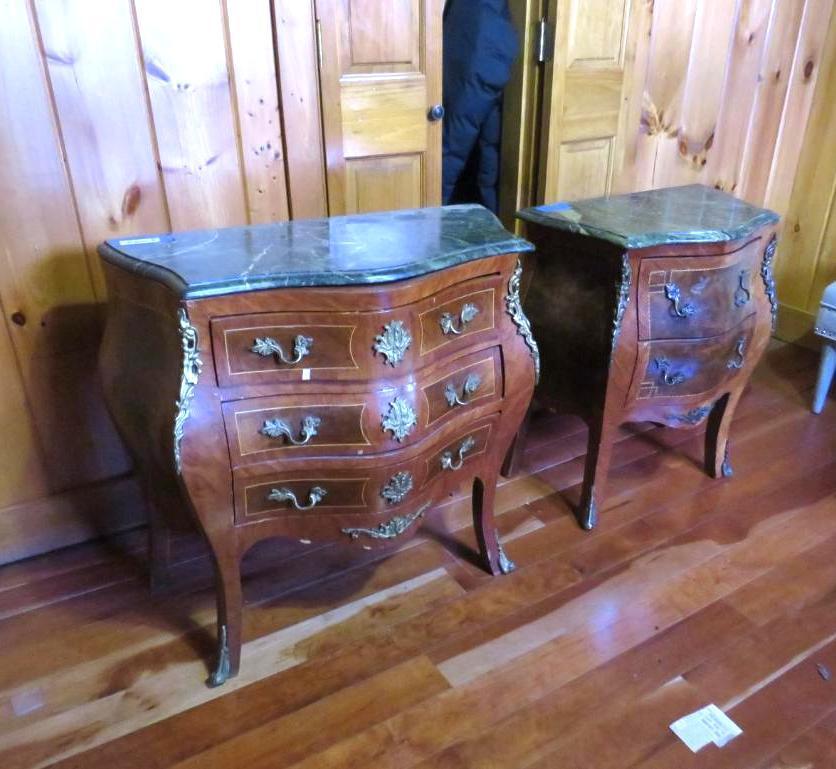 (2) Louis XV Style Bombay Chests
