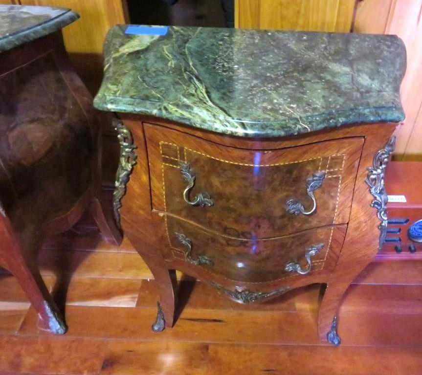 (2) Louis XV Style Bombay Chests