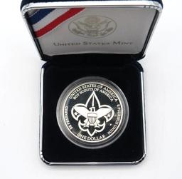 2010 U.S. Boy Scouts of America Proof Silver Dollar