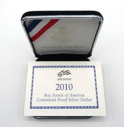 2010 U.S. Boy Scouts of America Proof Silver Dollar
