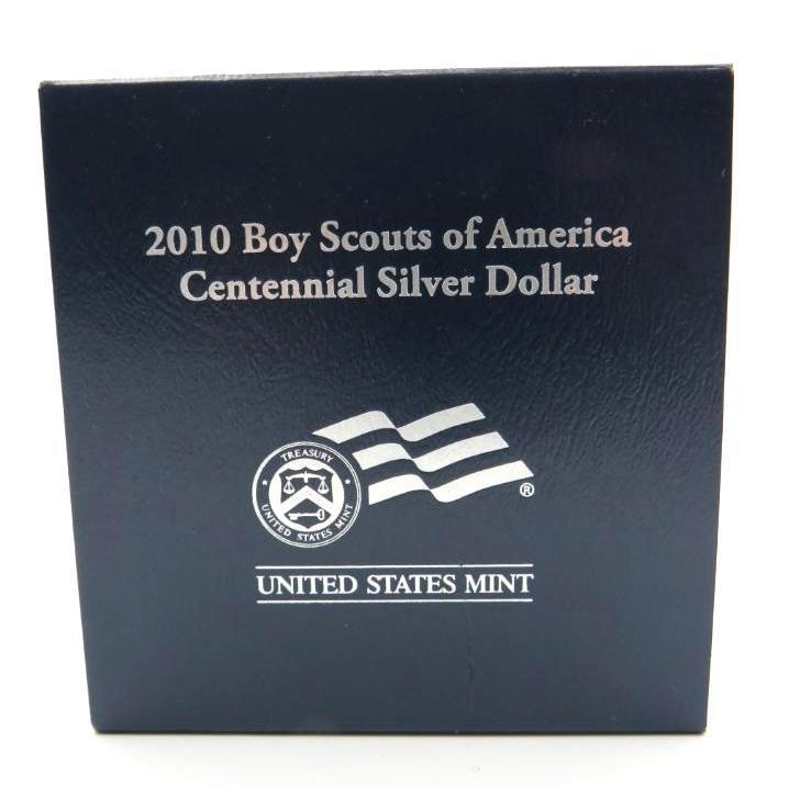 2010 U.S. Boy Scouts of America Proof Silver Dollar