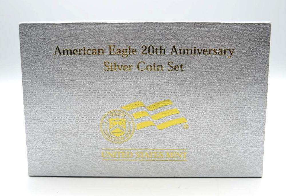 U.S. American Eagle 20th Anniversary Silver Coin Set