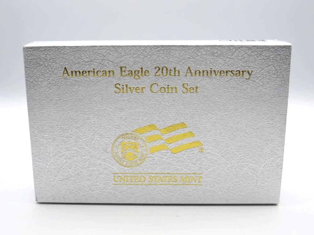 U.S. American Eagle 20th Anniversary Silver Coin Set
