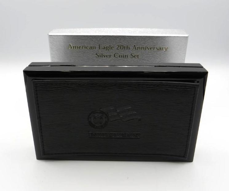 U.S. American Eagle 20th Anniversary Silver Coin Set
