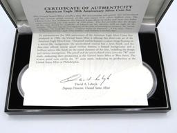U.S. American Eagle 20th Anniversary Silver Coin Set