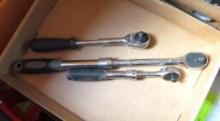 (3) Cobalt & Pittsburg Adjustable Wrenches