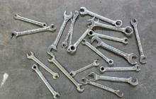 (19) Craftsman Double End & Combination Wrenches