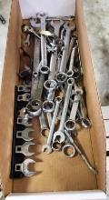 Asst. Combination Box & Crows Foot Wrenches