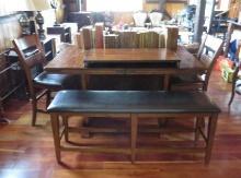 Wood Dining Room Table Set