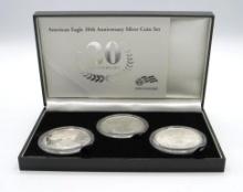 U.S. American Eagle 20th Anniversary Silver Coin Set