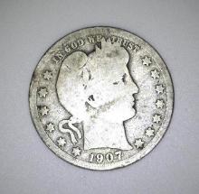 (9) U.S. Barber Silver Coins