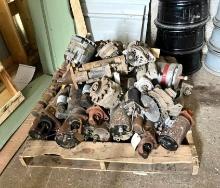 Pallet of Alternators & Starters