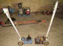 (2) OTC Air/Hydraulic Under Axle Jacks