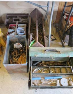 (4) Antique Tools Boxes