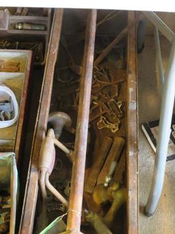 (4) Antique Tools Boxes