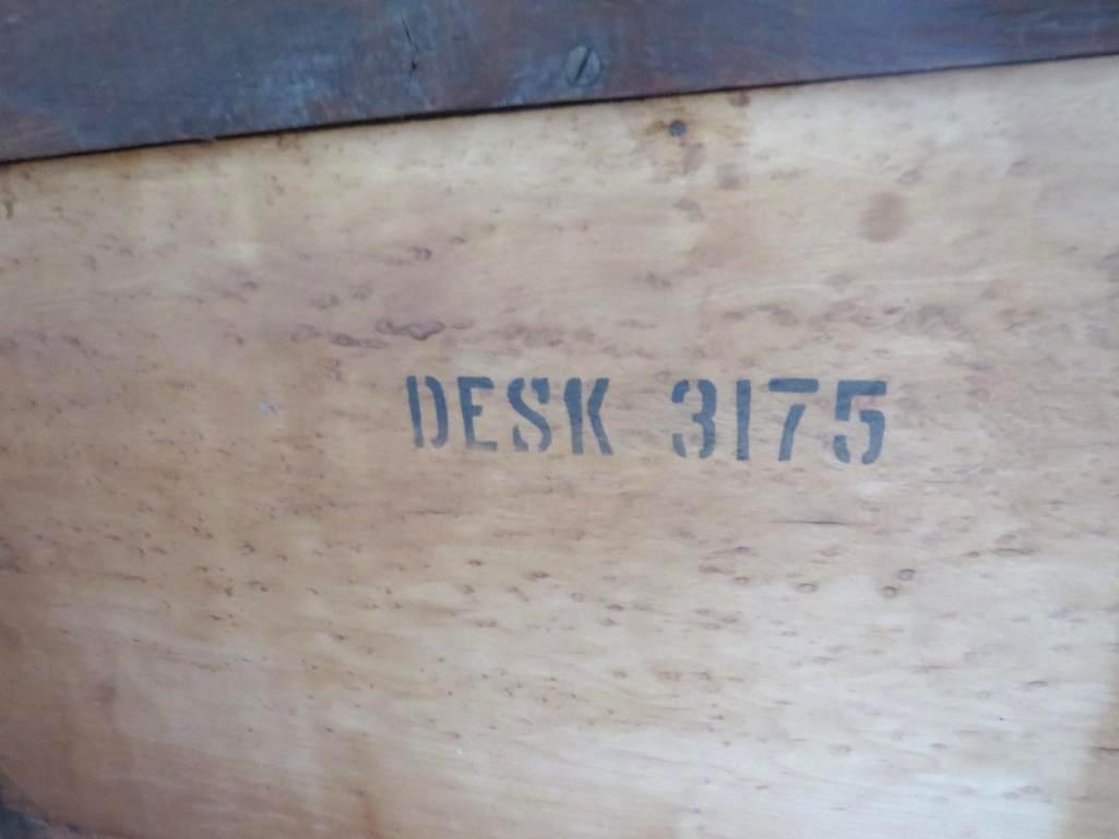 Larkin 3-Drawer Oak Secretary