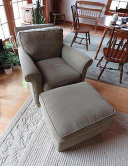 Rowe Furniture Chair & Ottoman
