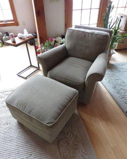 Rowe Furniture Chair & Ottoman