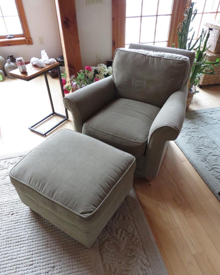 Rowe Furniture Chair & Ottoman