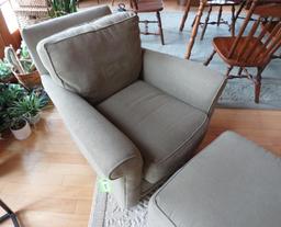 Rowe Furniture Chair & Ottoman