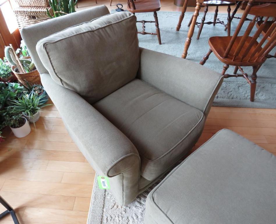 Rowe Furniture Chair & Ottoman