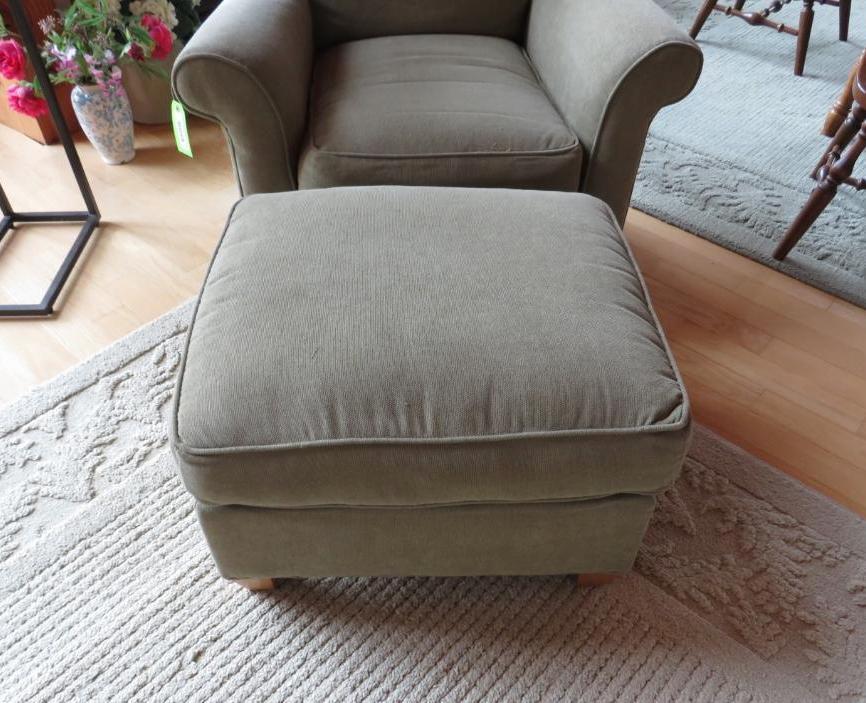 Rowe Furniture Chair & Ottoman