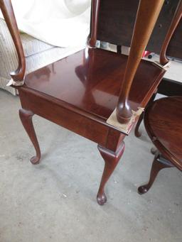(2) Queen Anne Style Side Tables