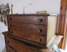 Excelsior Braid 3-Drawer Wood Spool Cabinet
