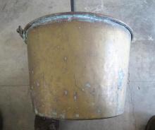 Antique Brass Farmhouse Pails