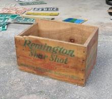 Remington Shur Shot Wood Ammo Box