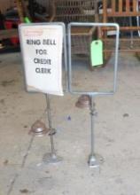 (2) Vintage Countertop Concierge Bells