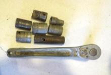 Antique Snap-On Ratchet & Sockets