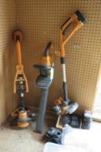 (3) Cordless Worx 18V Power Tools