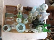 (40+/-) Vintage Bottles & Jars