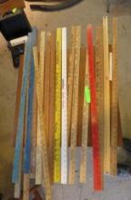 (16+/-) Vermont St Albans Area Advertising Yardsticks