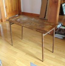 Vintage Wood Sewing Table