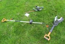 Worx Extendable Jawsaw & Black and Decker Hedge Trimmer