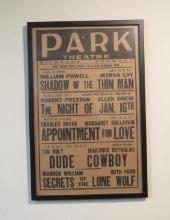 Park Theater Richford Vermont Framed Poster