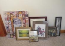 (7pcs.) Pieces of Framed Art