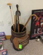 Golf Bag Umbrella Stand