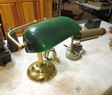 (2) Classic Library Lamps