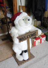 Polar Bear Welcome Decoration