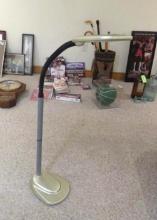 Adjustable Table Lamp & Magnifying Glass w/ Stand